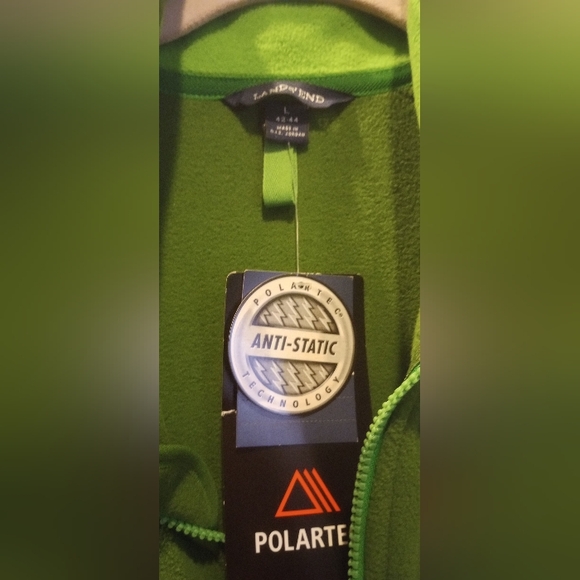 NWT Men Lands End fleece Polartec Aircore 200 Large 42-44 - Picture 1 of 3